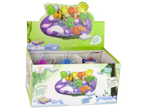 LEAN TOYS Wykluwające się Magiczne Jajko Dinozaura Rosnące 9 cm Kolory LEAN TOYS Wykluwające się Magiczne Jajko Dinozaura Rosnące 9 cm Kolory
