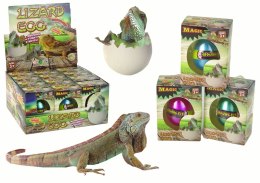 LEAN TOYS Wykluwające się Magiczne Jajko Jaszczurka Rosnące 6 cm