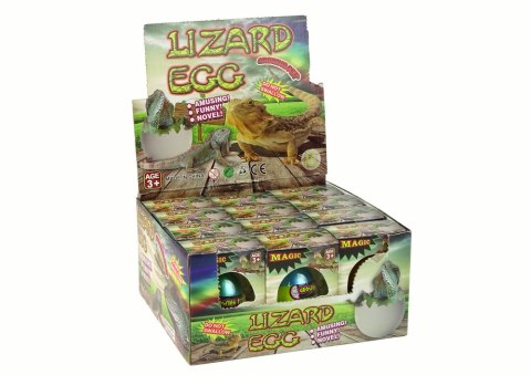 LEAN TOYS Wykluwające się Magiczne Jajko Jaszczurka Rosnące 6 cm LEAN TOYS Wykluwające się Magiczne Jajko Jaszczurka Rosnące 6 cm