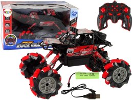 LEAN Toys Auto Zdalnie Sterowane 1:14 Czerwone Duże
