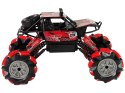 LEAN Toys Auto Zdalnie Sterowane 1:14 Czerwone Duże