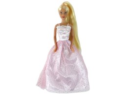 LEAN Toys Lalka Dla Dzieci Długie Włosy Walizka Ubrania