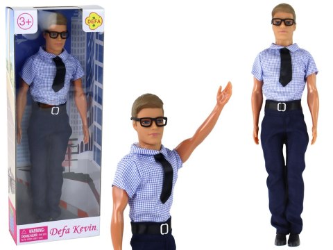 LEAN Toys Lalka Dla Dzieci Mężczyzna Kevin Elegancki Strój Koszula Niebieska LEAN Toys Lalka Dla Dzieci Mężczyzna Kevin Elegancki Strój Koszula Niebieska