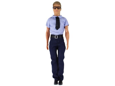 LEAN Toys Lalka Dla Dzieci Mężczyzna Kevin Elegancki Strój Koszula Niebieska LEAN Toys Lalka Dla Dzieci Mężczyzna Kevin Elegancki Strój Koszula Niebieska