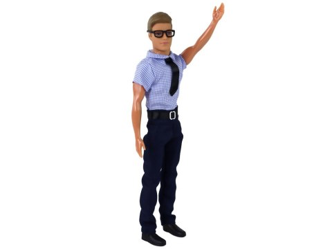 LEAN Toys Lalka Dla Dzieci Mężczyzna Kevin Elegancki Strój Koszula Niebieska LEAN Toys Lalka Dla Dzieci Mężczyzna Kevin Elegancki Strój Koszula Niebieska