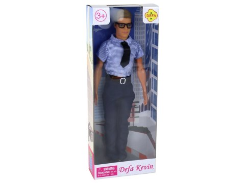 LEAN Toys Lalka Dla Dzieci Mężczyzna Kevin Elegancki Strój Koszula Niebieska LEAN Toys Lalka Dla Dzieci Mężczyzna Kevin Elegancki Strój Koszula Niebieska