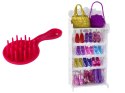 LEAN Toys Lalka Lucy Sukienka Różowa Brokatowa Zestaw Buty