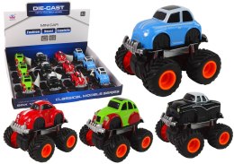 LEAN Toys Metalowe Autko Duże Koła Różne Wzory HXHG08