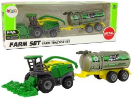LEAN Toys Plastikowy Pojazd Rolniczy Zielony Żółty