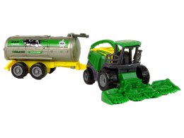 LEAN Toys Plastikowy Pojazd Rolniczy Zielony Żółty