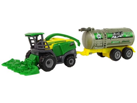 LEAN Toys Plastikowy Pojazd Rolniczy Zielony Żółty LEAN Toys Plastikowy Pojazd Rolniczy Zielony Żółty