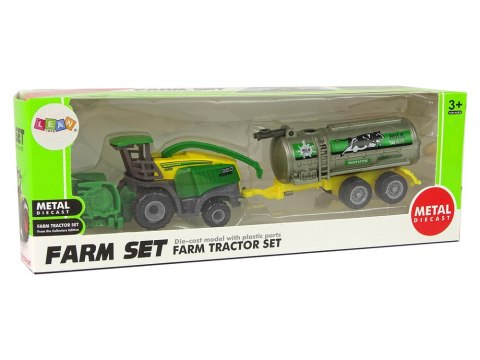 LEAN Toys Plastikowy Pojazd Rolniczy Zielony Żółty LEAN Toys Plastikowy Pojazd Rolniczy Zielony Żółty