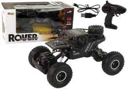 LEAN Toys Pojazd RC Rover 1:16 Auto Czarne Zdalnie Sterowane Na Pilot