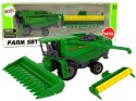 LEAN Toys Pojazd Rolniczy Kombajn Z Przystawką Zielony Żółty