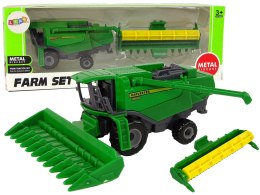 LEAN Toys Pojazd Rolniczy Kombajn Z Przystawką Zielony Żółty