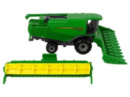 LEAN Toys Pojazd Rolniczy Kombajn Z Przystawką Zielony Żółty