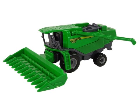 LEAN Toys Pojazd Rolniczy Kombajn Z Przystawką Zielony Żółty LEAN Toys Pojazd Rolniczy Kombajn Z Przystawką Zielony Żółty