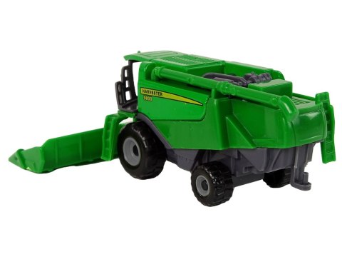 LEAN Toys Pojazd Rolniczy Kombajn Z Przystawką Zielony Żółty LEAN Toys Pojazd Rolniczy Kombajn Z Przystawką Zielony Żółty
