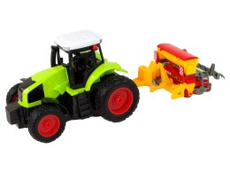 LEAN Toys Pojazd Rolniczy Traktor Z Prasą R/C 1:16 Zielony