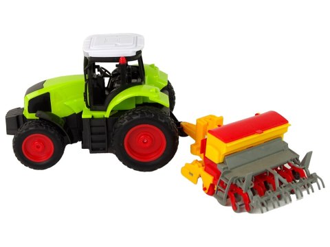 LEAN Toys Pojazd Rolniczy Traktor Z Prasą R/C 1:16 Zielony LEAN Toys Pojazd Rolniczy Traktor Z Prasą R/C 1:16 Zielony