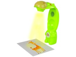 LEAN Toys Projektor Do Rysowania Rzutnik Krówka Pisaki Zielony
