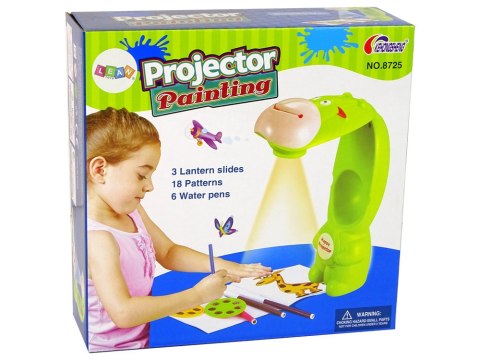 LEAN Toys Projektor Do Rysowania Rzutnik Krówka Pisaki Zielony LEAN Toys Projektor Do Rysowania Rzutnik Krówka Pisaki Zielony