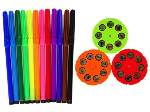 LEAN Toys Projektor Stolik do Rysowania Różowy Mazaki Szuflada LEAN Toys Projektor Stolik do Rysowania Różowy Mazaki Szuflada