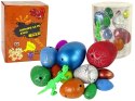 LEAN Toys Rosnące Jajo Dinozaura 12szt. Różne Rozmiary