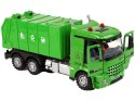 LEAN Toys Śmieciarka Zdalnie Sterowana Zielona Pilot 2,4G Światła Dźwięk