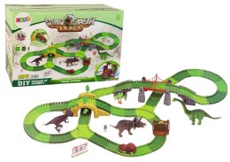 LEAN Toys Tor Dla Dinozaurów 270 Elementów Akcesoria