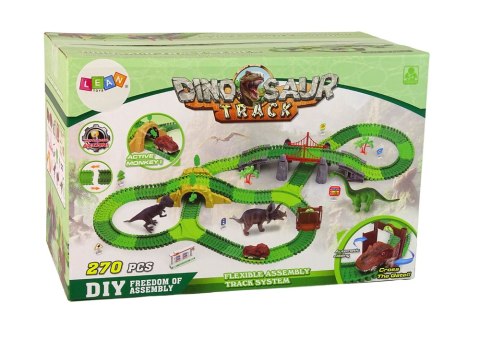 LEAN Toys Tor Dla Dinozaurów 270 Elementów Akcesoria LEAN Toys Tor Dla Dinozaurów 270 Elementów Akcesoria