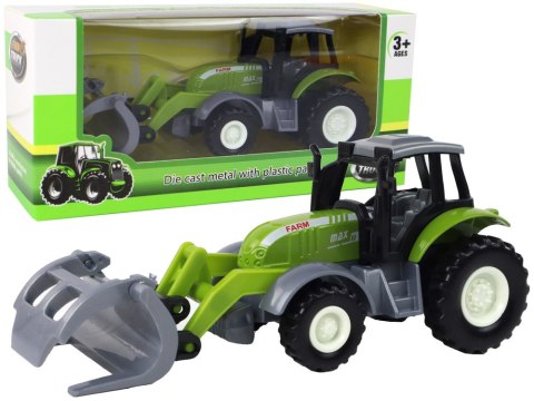 LEAN Toys Traktor Koparka Zielony Krokodylek Pojazd Rolniczy LEAN Toys Traktor Koparka Zielony Krokodylek Pojazd Rolniczy