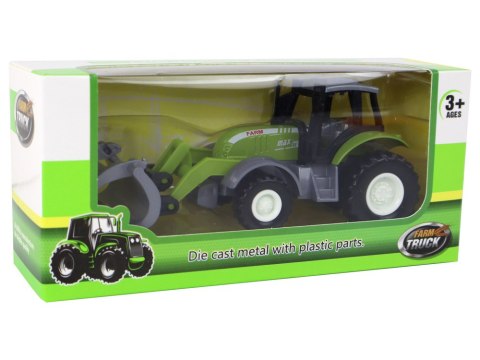 LEAN Toys Traktor Koparka Zielony Krokodylek Pojazd Rolniczy LEAN Toys Traktor Koparka Zielony Krokodylek Pojazd Rolniczy