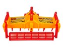 LEAN Toys Traktor z Kultywatorem Napęd Frykcyjny Czerwony