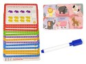LEAN Toys Zabawka Edukacyjna Zwierzęta Karty Zadań Liczenie Sorter 60 Elementów