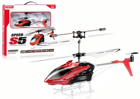 LEAN Toys Zdalnie Sterowany Helikopter S5 SYMA RC Czerwony LEAN Toys Zdalnie Sterowany Helikopter S5 SYMA RC Czerwony