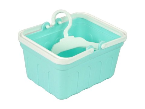 LEAN Toys Zestaw AGD Pralka Żelazko Wieszaki Deska Do Prasowania Miętowy LEAN Toys Zestaw AGD Pralka Żelazko Wieszaki Deska Do Prasowania Miętowy
