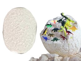 LEAN Toys Zestaw Archeologiczny Wykopaliska Ogromne Jajo 12 Figurek Dinozaur