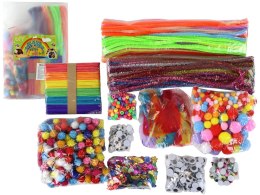 LEAN Toys Zestaw Artystyczny Kreatywny Plastyczny W Torebce DIY +1200 El