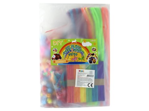LEAN Toys Zestaw Artystyczny Kreatywny Plastyczny W Torebce DIY +1200 El LEAN Toys Zestaw Artystyczny Kreatywny Plastyczny W Torebce DIY +1200 El