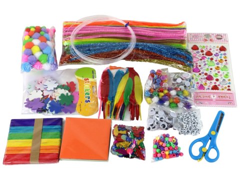 LEAN Toys Zestaw DIY Kreatywny Artystyczny 1200 Elementów Mały Artysta LEAN Toys Zestaw DIY Kreatywny Artystyczny 1200 Elementów Mały Artysta