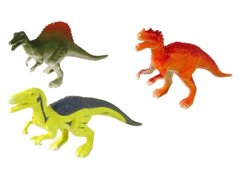 LEAN Toys Zestaw Figurek Dinozaurów 9 sztuk Kolorowe LEAN Toys Zestaw Figurek Dinozaurów 9 sztuk Kolorowe