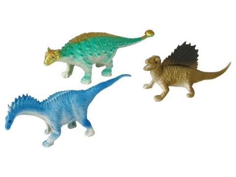 LEAN Toys Zestaw Figurek Dinozaurów 9 sztuk Kolorowe LEAN Toys Zestaw Figurek Dinozaurów 9 sztuk Kolorowe
