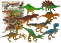 LEAN Toys Zestaw Figurek Dinozaury Park Zwierzęta 8 Szt.