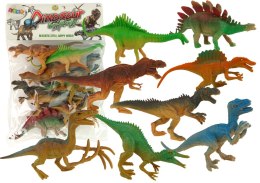 LEAN Toys Zestaw Figurek Dinozaury Park Zwierzęta 8 Szt.