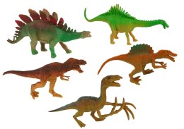 LEAN Toys Zestaw Figurek Dinozaury Park Zwierzęta 8 Szt.