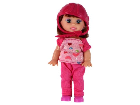 LEAN Toys Zestaw Lalek Lucy Purpurowy Hulajnoga Deskorolka Kaski LEAN Toys Zestaw Lalek Lucy Purpurowy Hulajnoga Deskorolka Kaski