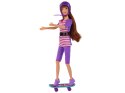 LEAN Toys Zestaw Lalek Lucy Purpurowy Hulajnoga Deskorolka Kaski