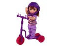 LEAN Toys Zestaw Lalek Lucy Różowy Hulajnoga Deskorolka Kaski