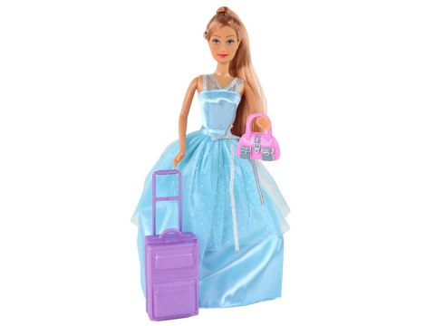 LEAN Toys Zestaw Lalka Z Przebraniem Walizka Torebka Przygoda LEAN Toys Zestaw Lalka Z Przebraniem Walizka Torebka Przygoda
